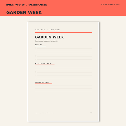 PREORDER - Garden Planner