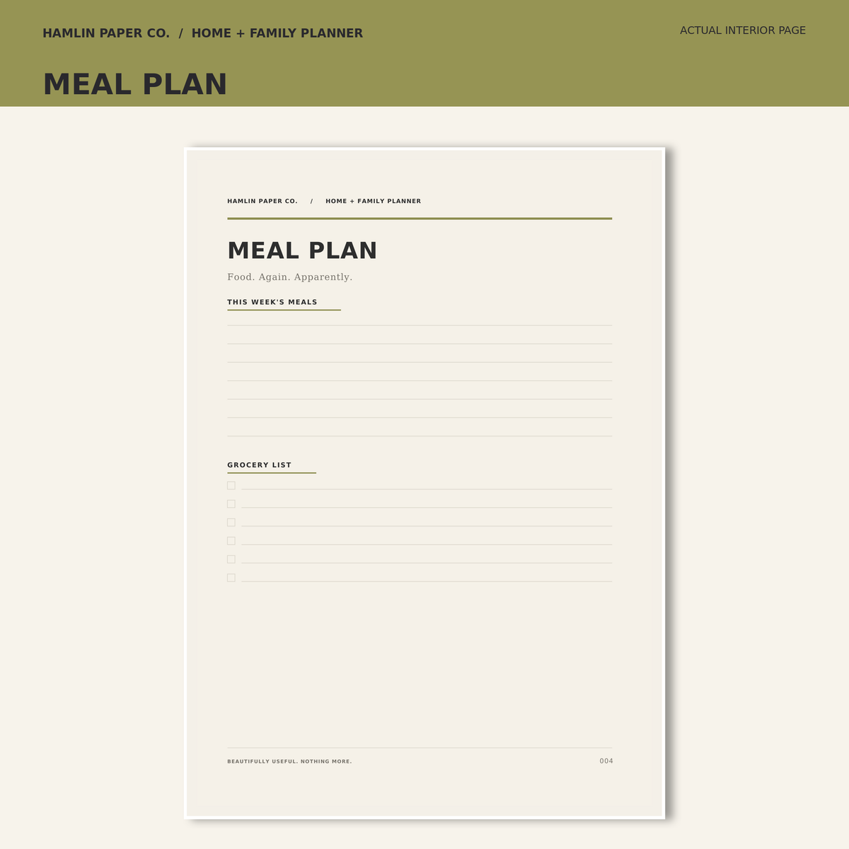 PREORDER - Home + Family Planner