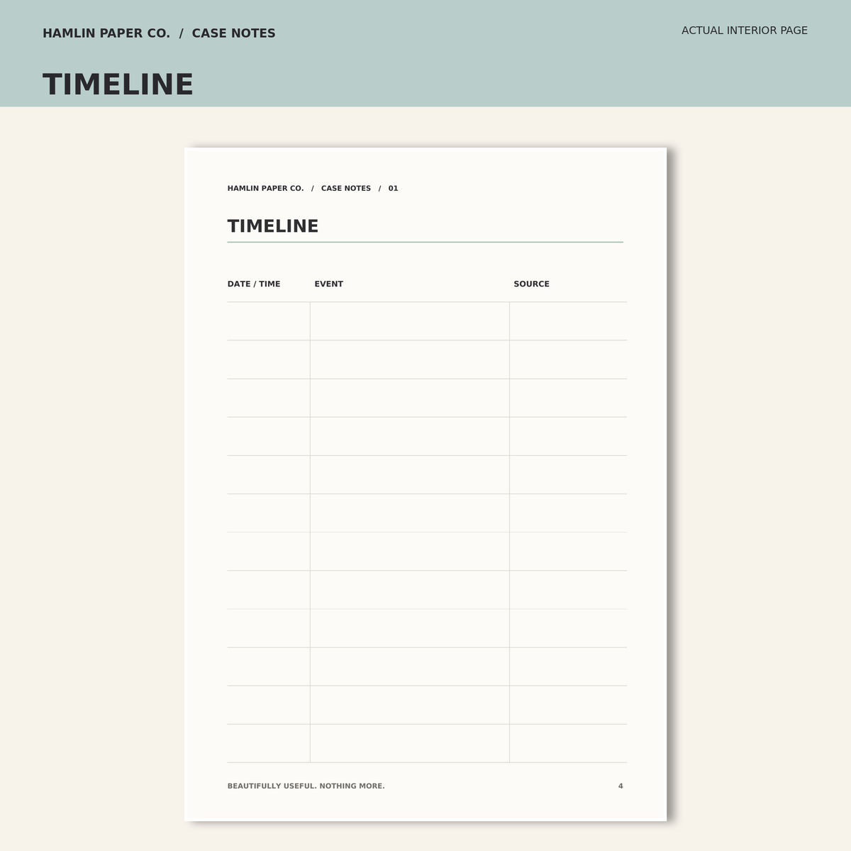 PREORDER - Case Notes