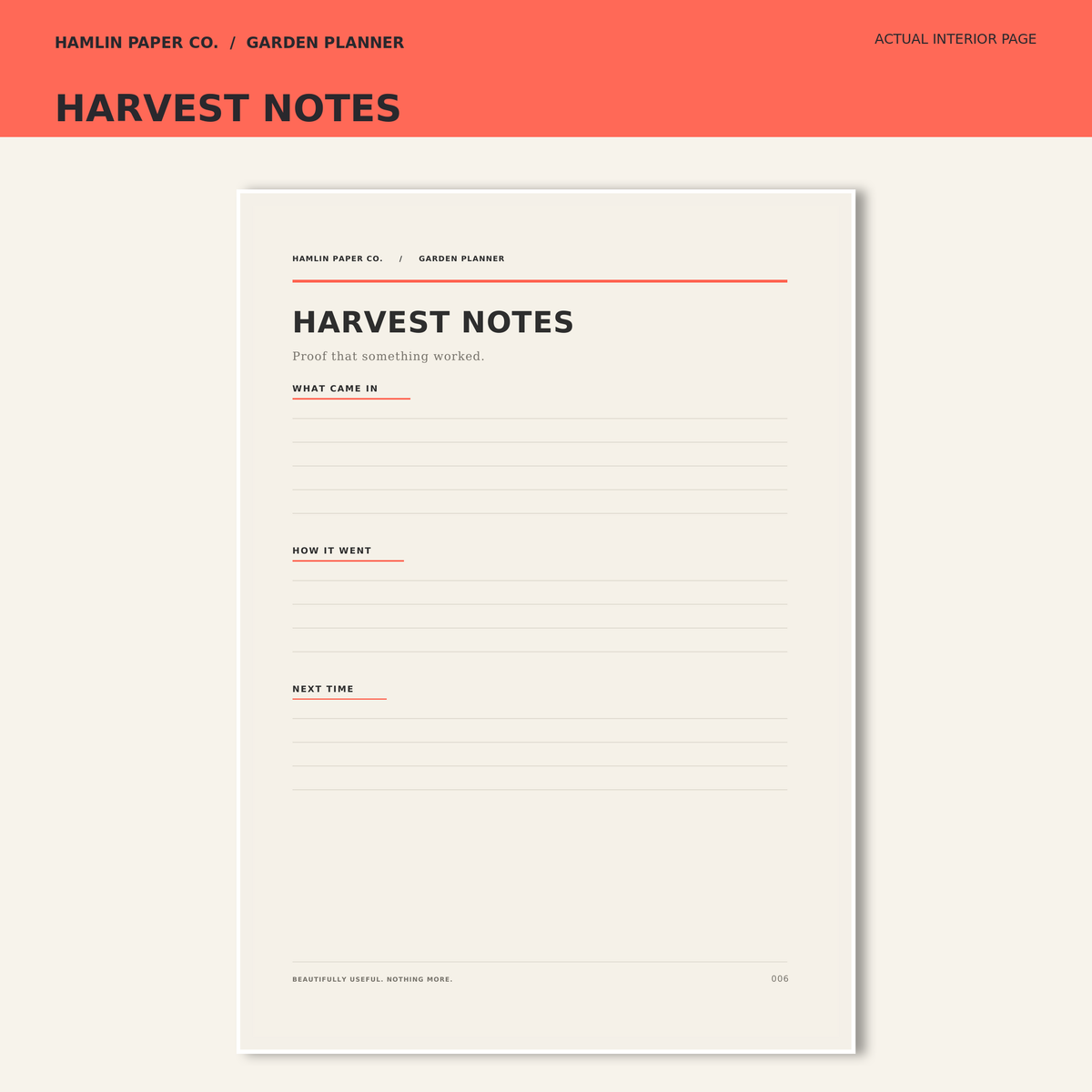 PREORDER - Garden Planner