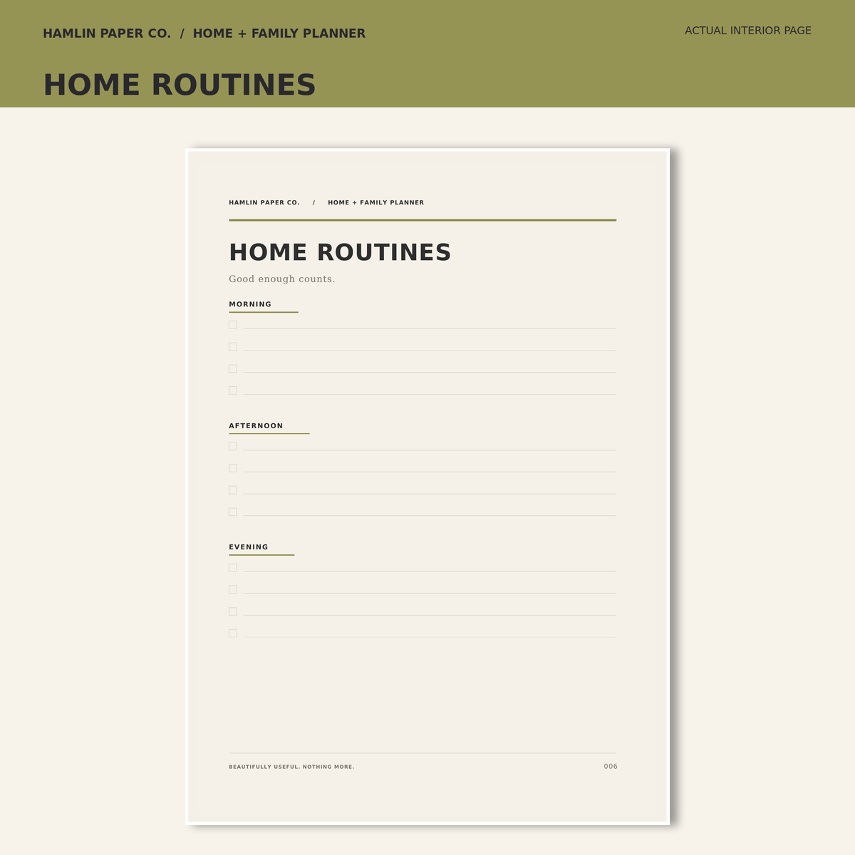 PREORDER - Home + Family Planner