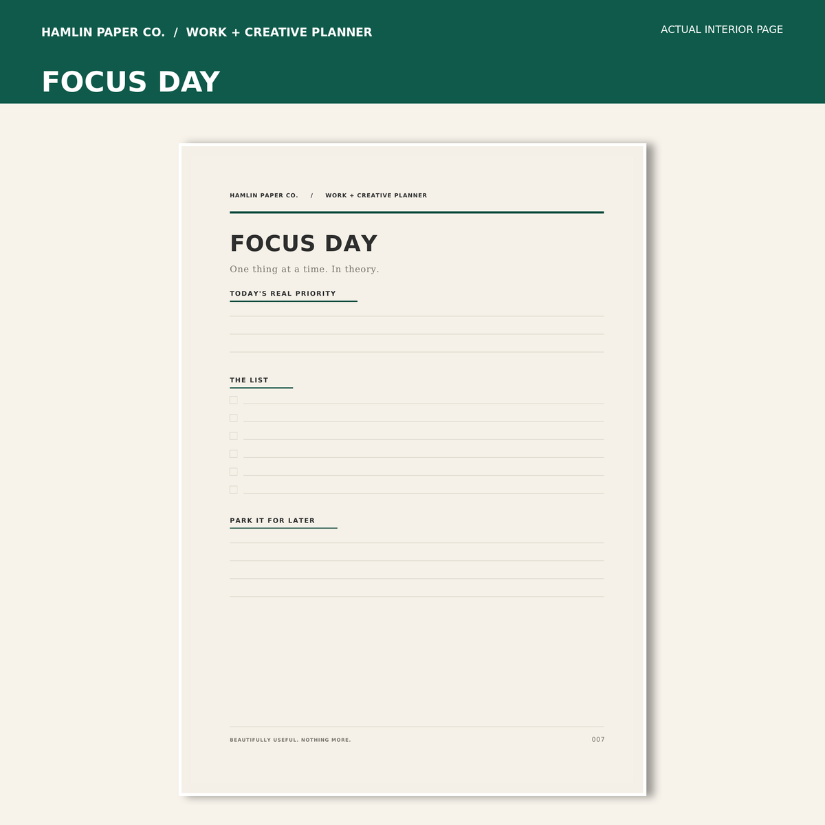 PREORDER - Work + Creative Planner