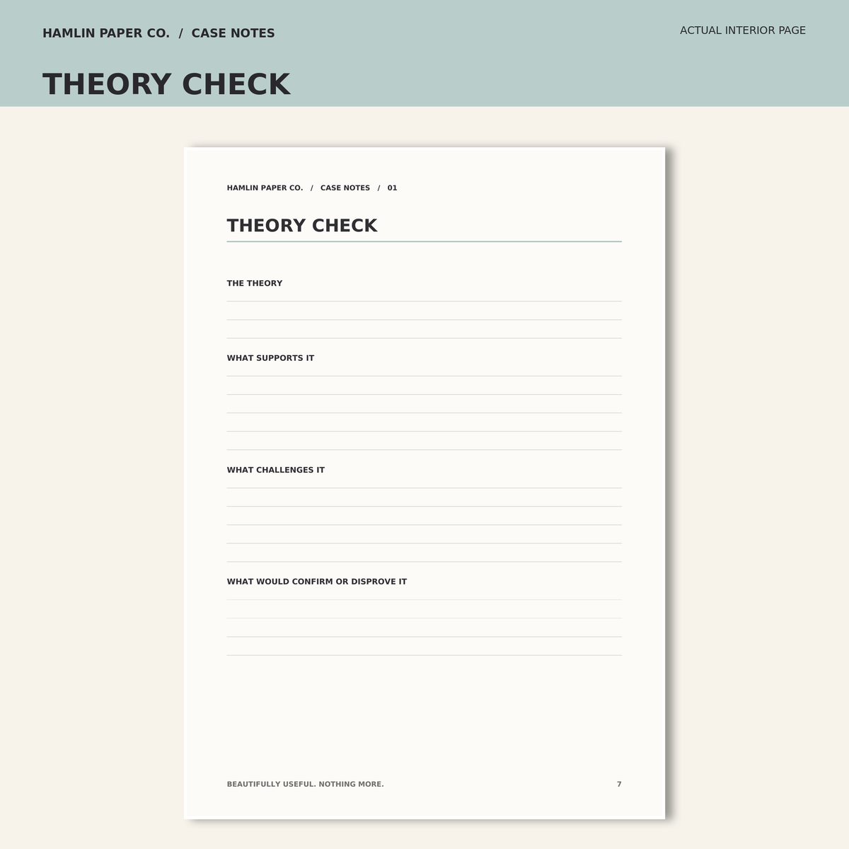PREORDER - Case Notes