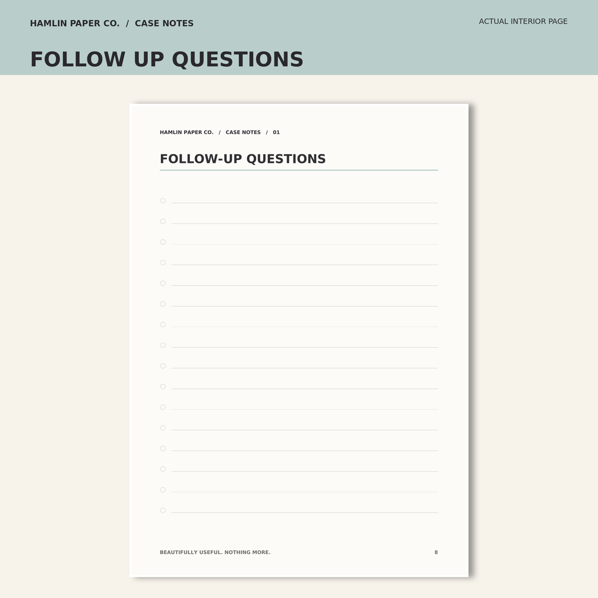 PREORDER - Case Notes