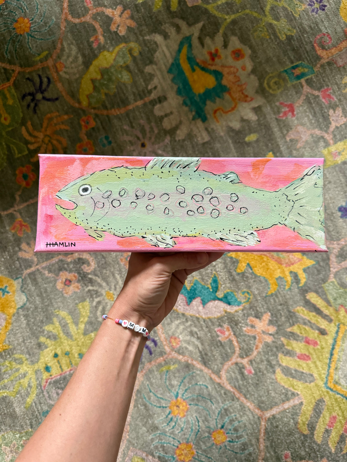 Mint Fish | Original Shelf Artwork