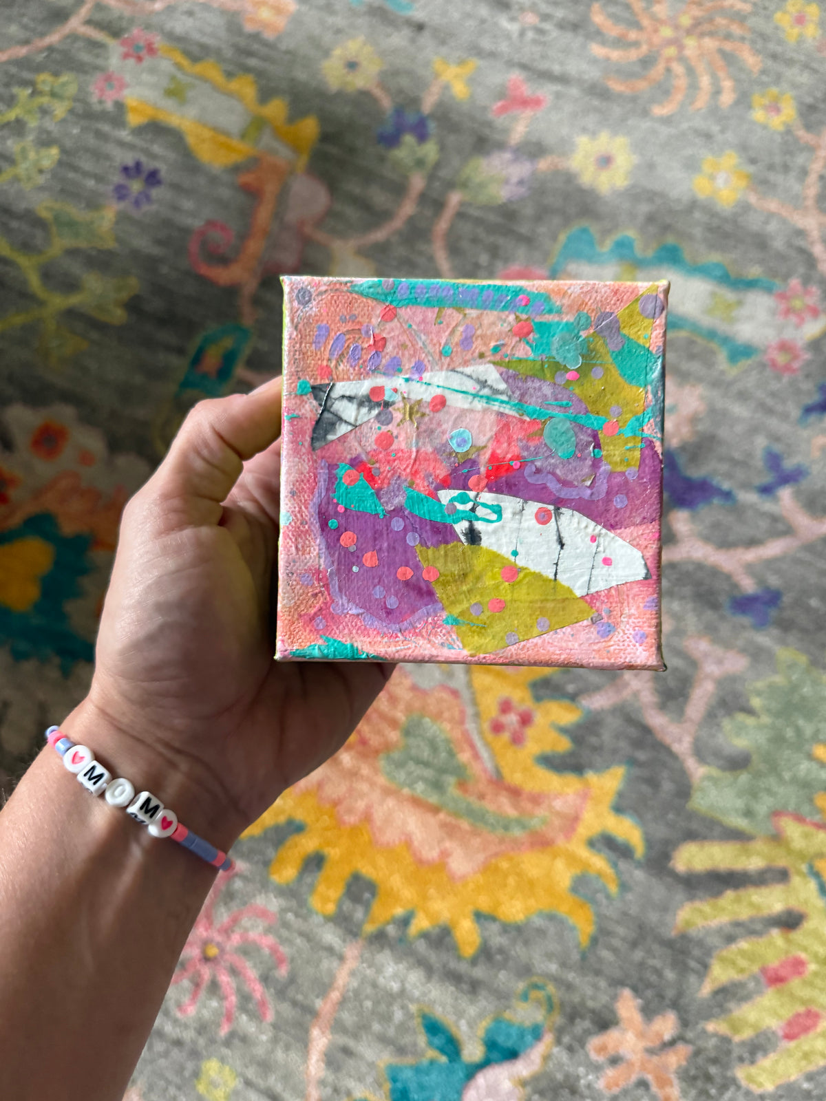 Confetti Shelfie | Mini Original Abstract Collage
