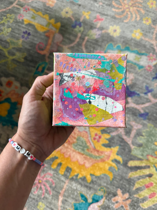 Confetti Shelfie | Mini Original Abstract Collage